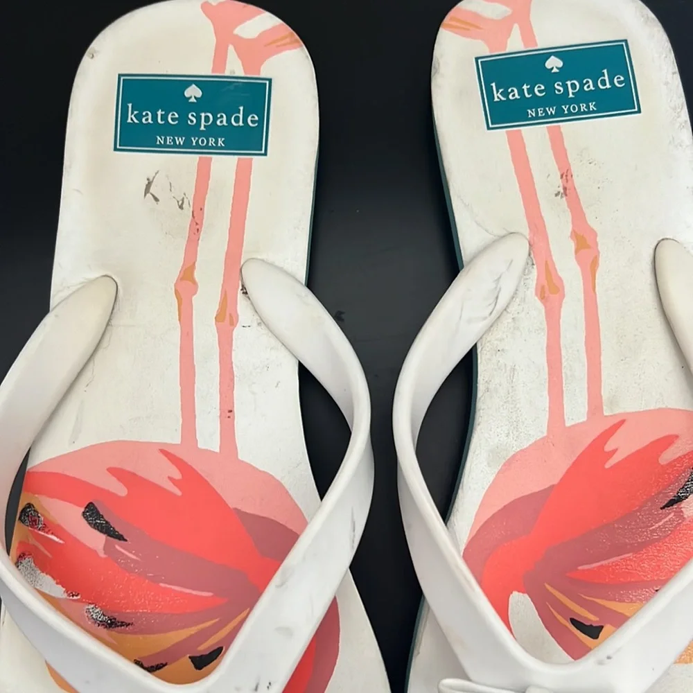 kate spade Flamingo Flip Flops